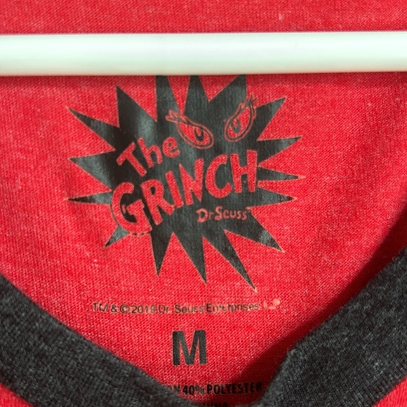 The Grinch 3/4 sleeve Christmas shirt - Picture 4 of 5